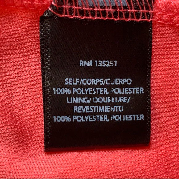 FRAICHE BY J Wrap Front Long Sleeve Dress in Coral - Picture 12 of 13